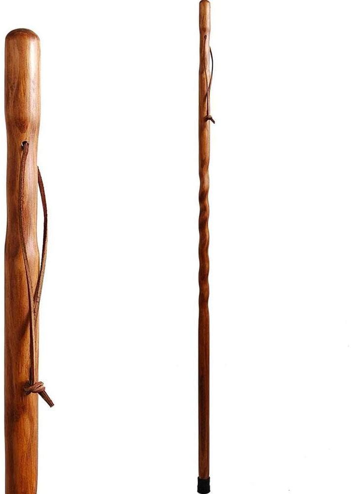 Brazos Trail Blazer 55 in. Twisted Walking Stick Tan