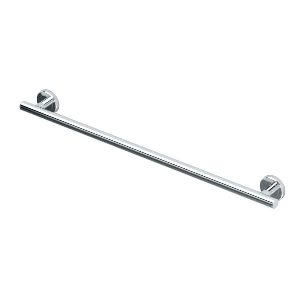 Gatco Latitude II 24 in. x 0.875 in. Grip Residential Grab Bar in Chrome