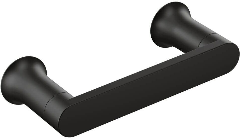 MOEN Genta LX Pivoting Toilet Paper Holder in Matte Black