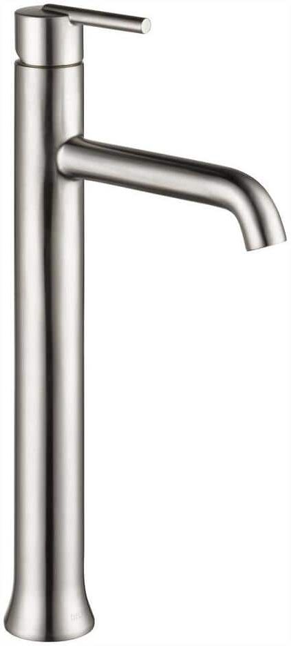 Delta Trinsic Single Hole Single-Handle Vessel Bathroom Faucet in Stainless