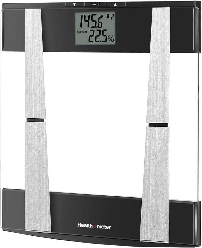 Health o meter Digital Glass Body Composition Weight Tracking Bathroom Scale, 4 Users, 400 lbs.