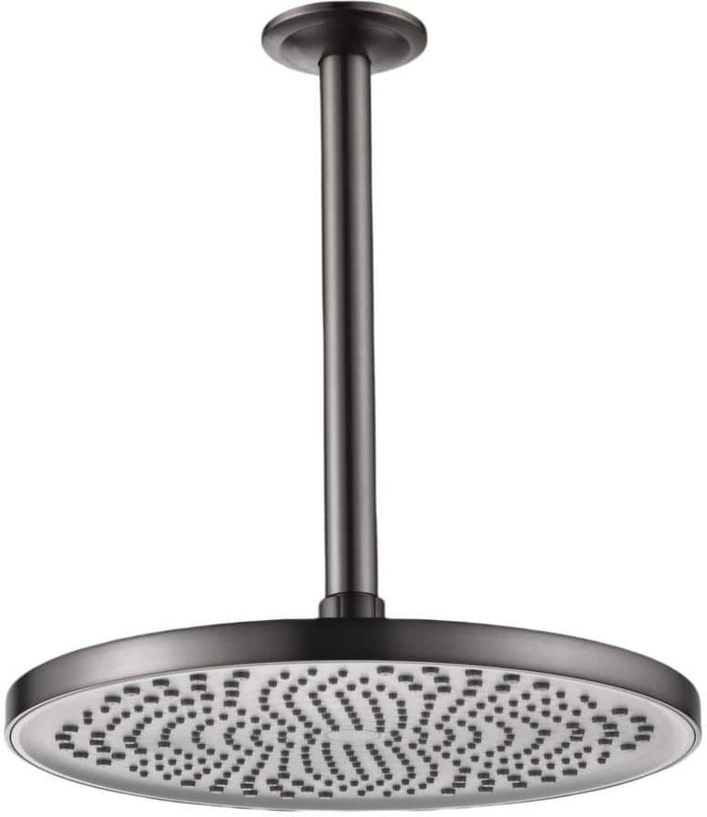 Lukvuzo Luxury Modern Look 1-Min Installation 1-Jet High Pressure Shower Tower in Gunmetal