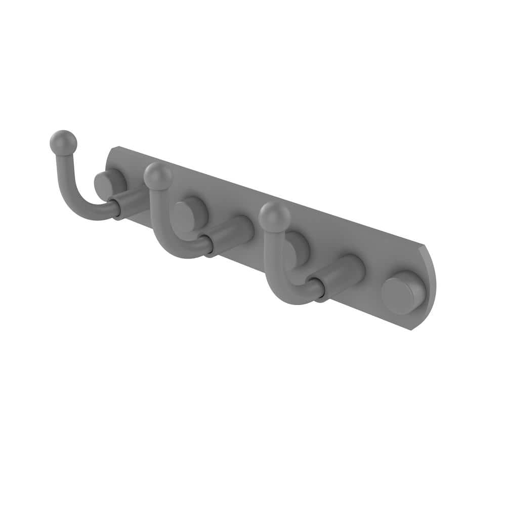 Allied Skyline Collection 3 Position Robe Hook in Matte Gray