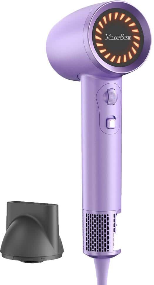 Aoibox Thermo Control 1600-Watt Hair Dryer in Purple