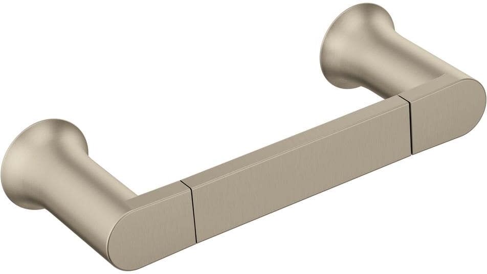 MOEN Genta LX 9 in. Wall Mounted Hand Towel Bar in Brushed Nickel