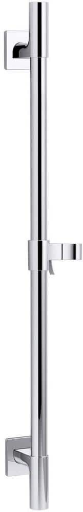 KOHLER Awaken 24 in. Deluxe Slide Bar in Polished Chrome