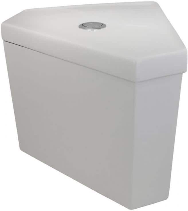 RENOVATORS SUPPLY MANUFACTURING Sheffield 1.6 GPF Dual Flush Porcelain Toilet Tank with Gravity Fed Technology in White