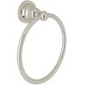 ROHL San Giovanni Bath Wall Mounted Towel Ring in Polished Nickel