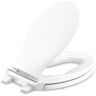 KOHLER Transitions Quiet-Close Elongated Closed - Front Toilet Seat in. White