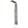 PULSE Showerspas Waimea 3-Jet Shower System with Rainfall and Waterfall Showerheads in Brushed Stainless