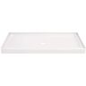 Delta Classic 500 60 in. L x 32 in. W Alcove Shower Pan Base with Center Drain in High Gloss White