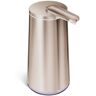 simplehuman Foam Sensor Pump in Rose Gold Steel with Refillable Cartridge