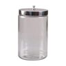 BRIGGS Unlabeled Glass Sundry Jar with Metal Lid