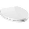 Delta Morgan Slow-Close Elongated Closed Front Toilet Seat with NoSlip Bumpers in White