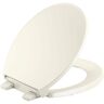 KOHLER Border Round Closed Front Toilet Seat in Biscuit