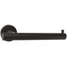 Amerock Arrondi Single Post Tissue Roll Holder in Matte Black