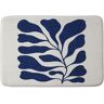 DenyDesigns. Alisa Galitsyna Plant 34 in. x 21 in. Blue Memory Foam Bath Mat