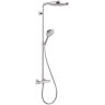 Hansgrohe Raindance Select S 240 2-Spray Patterns with 2.5 GPM 10 in. Wall Mount Dual Shower Heads in Chrome