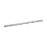 Hansgrohe RainDrain Match Stainless Steel Linear Tileable Shower Drain Trim for 59 1/8 in. Rough in Brushed Stainless Steel