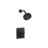KOHLER Castia By Studio McGee Rite-Temp Shower Trim Kit 1.75 GPM in Matte Black