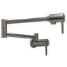 Delta Contemporary Wall-Mount Pot Filler in Black Stainless