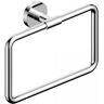 WS Bath Collections Norm Wall Mount Towel Ring in Polished Chrome