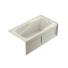 JACUZZI Cetra 60 in. x 32 in. Soaking Bathtub with Right Drain in Oyster