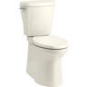 KOHLER Betello Revolution 360 2-Piece 1.28 GPF Single Flush Elongated Toilet in Biscuit (Seat Not Included)