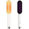 Aoibox Electric Straightening Beard Comb Hairdressing Tool with 5-speed Temperature Control in Yellow Color