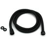 Westbrass 60 in. to 82 in. Extra Long Extendable Reach Handheld Shower Hose, Matte Black