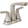 Delta Vesna 4 in. Centerset 2-Handle Bathroom Faucet in SpotShield Brushed Nickel