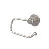 Mercury Collection Euro Style Single Post Toilet Paper Holder with Twisted Accents in Satin Nickel
