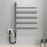 MYCASS Rotary Model 5-Bar Plug-In 85W Blade span 3.19 in. Towel Warmer Smart Touch Screen Digital Display in Grey