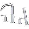 JACUZZI Contento 2-Handle Deck Mount Roman Tub Filler in Chrome