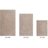 Better Trends Lux Collection Sand 17 in. x 24 in., 21 in. x 34 in., 24 in. x 40 in. 100% Cotton 3-Piece Bath Rug Set