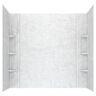 American Standard Ovation 32 in. x 60 in. x 59 in. 5-Piece Glue-Up Alcove Bath Wall Set in White Marble