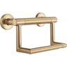 Delta Decor Assist Contemporary Toilet Paper Holder with Assist Bar in Champagne Bronze