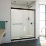 DreamLine Alliance Pro ML 60 in. W x 70.5 in. H Sliding Semi Frameless Shower Door in Oil Rubbed Bronze with Clear Glass