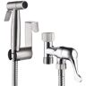 cadeninc Non- Electric Stainless Steel Handheld Bidet Attachment Toilet Sprayer for Toilet Bidet in Silver