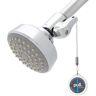 Evolve Technologies 1-Spray Pattern with 1.5-GPM 18.35-in. Wall Mount Fixed Showerhead in Chrome and Thermostatic Shut-off Valve, (1-Pack)