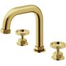 VIGO Hart 7 in. Widespread 2-Handle Bathroom Faucet in Matte Brushed Gold