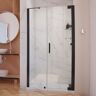 DreamLine Elegance-LS 43 - 45 in. W x 72 in. H Frameless Pivot Shower Door in Matte Black