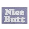 Jessica Simpson Nice Butt 20 in. x 32 in. Purple Novelty Cotton Rectangular Bath Mat