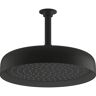 KOHLER Statement 1-Spray Patterns with 2.5 GPM 10 in. Wall Mount Fixed Shower Head in Matte Black