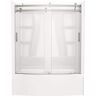 Delta Classic 500 Curve 32 in. x 60 in. x 60 in. Rectangular Tub/Shower Combo Unit in White