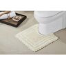 Better Trends Lilly Crochet Collection 20 in. x 20 in. Beige 100% Cotton Contour Bath Rug