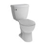 Delta Foundations 2-Piece 1.28 GPF Single Flush Round Toilet in White