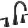 MOEN Ronan 8 in. Widespread 2-Handle Bathroom Faucet in Matte Black (Valve Included)