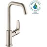 Hansgrohe Focus E 240 1-Handle High-Arc Single-Hole Bathroom Faucet in Brushed Nickel