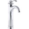 KOHLER Fairfax Tall Single Hole Single Handle Water-Saving Bathroom Faucet with Single Lever Handle in Polished Chrome